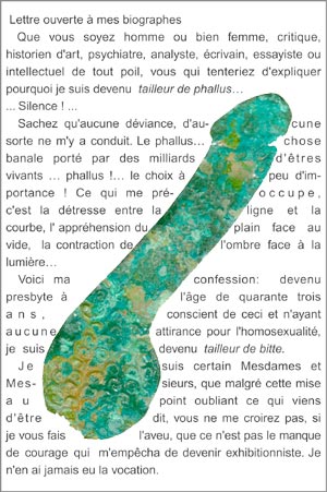 lettre ouverte  mes biographes